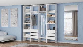 Стеллаж для одежды Мирта 67 BMS по индивидуальному размеру