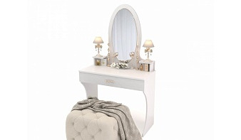 Туалетный столик Кристина СБ-1865 BMS серого цвета