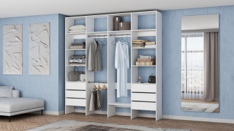 Стеллаж для одежды Мирта 65 BMS по индивидуальному размеру