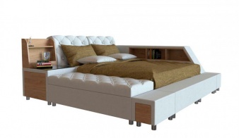 Кровать Софи Атланта BMS из экокожи