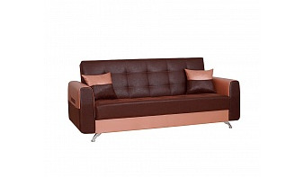 Прямой диван Нео 39 BMS коричневый
