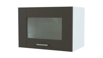 Шкаф верхний горизонтальный остекленный Лофт BMS