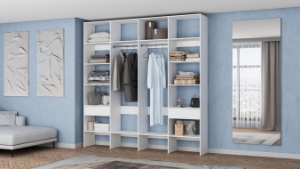 Стеллаж для одежды Мирта 59 BMS по индивидуальному размеру