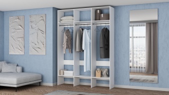 Стеллаж для одежды Мирта 57 BMS по индивидуальному размеру