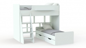Детская кровать-чердак Миф 26.2 BMS в стиле прованс