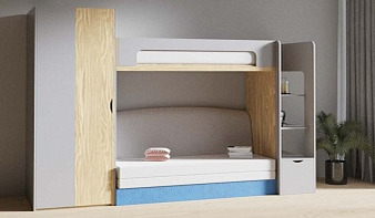 Современная Детская кровать с диваном Кармен 54 BMS