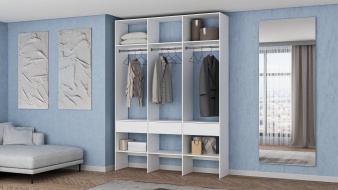 Стеллаж для одежды Мирта 51 BMS по индивидуальному размеру