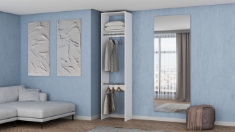 Стеллаж для одежды Мирта 30 BMS по индивидуальному размеру