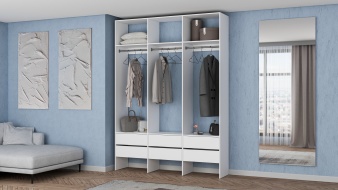 Стеллаж для одежды Мирта 55 BMS по индивидуальному размеру