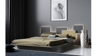 Двуспальная кровать Пазл-1 с подсветкой 