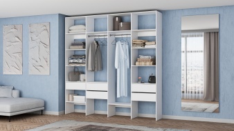 Стеллаж для одежды Мирта 68 BMS по индивидуальному размеру