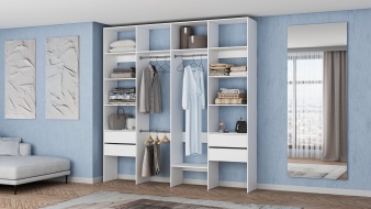 Стеллаж для одежды Мирта 66 BMS по индивидуальному размеру