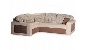 Угловой диван Ваниль BMS с подушками