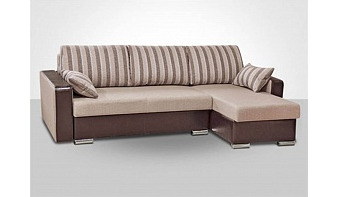 Угловой диван Виктория - 4 BMS коричневого цвета