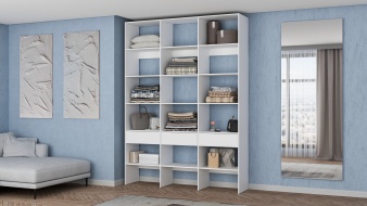 Стеллаж для одежды Мирта 56 BMS по индивидуальному размеру