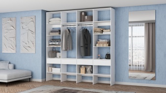 Стеллаж для одежды Мирта 60 BMS по индивидуальному размеру