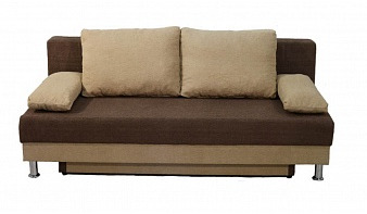 Прямой диван Уют 1 эконом BMS коричневый