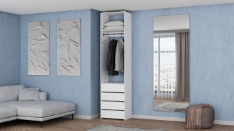 Стеллаж для одежды Мирта 32 BMS по индивидуальному размеру