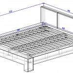 Чертеж Кровать Кай 1.6 BMS