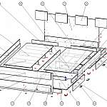 Схема сборки Кровать Сакура BMS