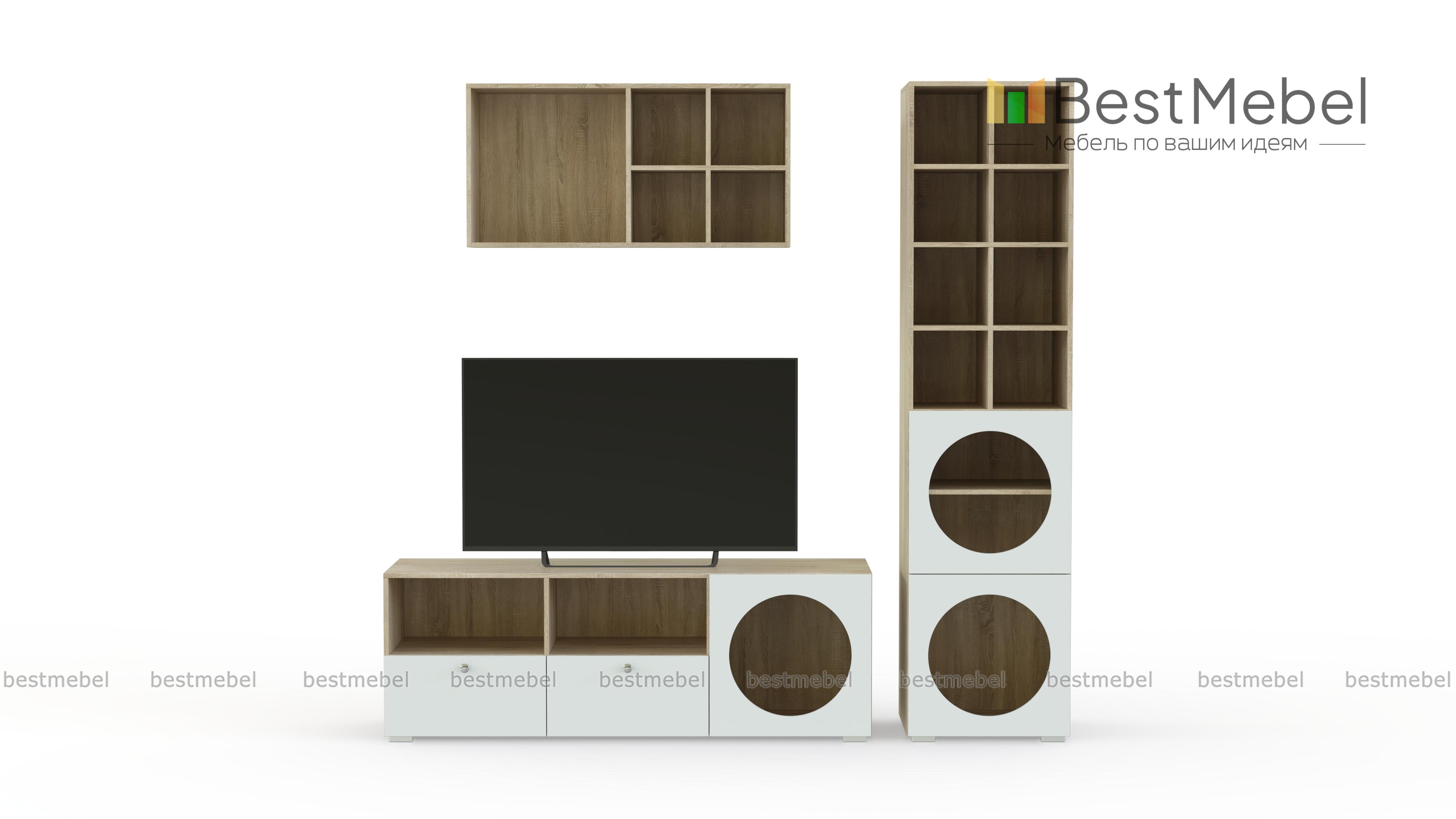 Стенка для гостиной Авелин 3 BMS - Фото