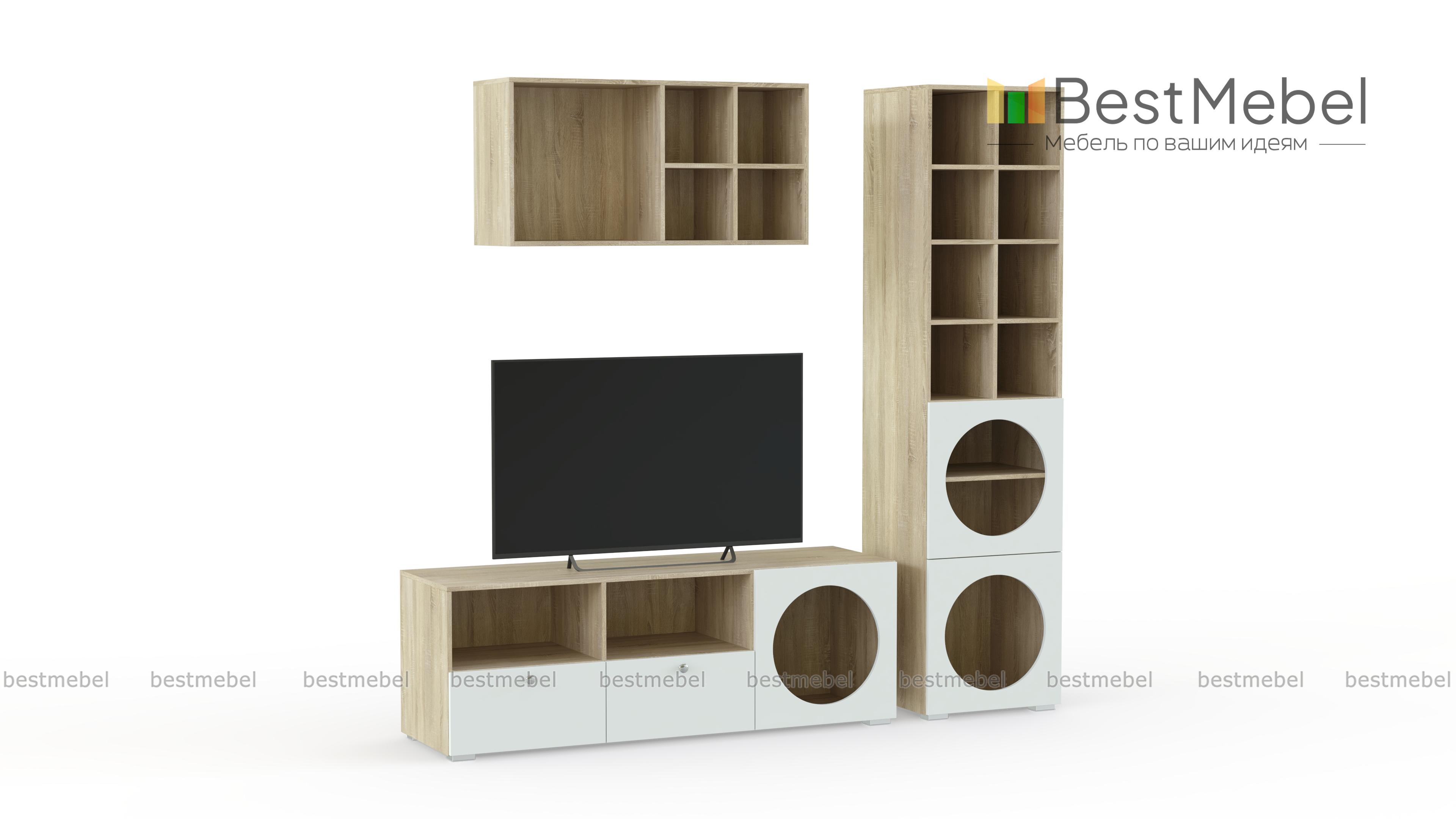 Стенка для гостиной Авелин 3 BMS - Фото