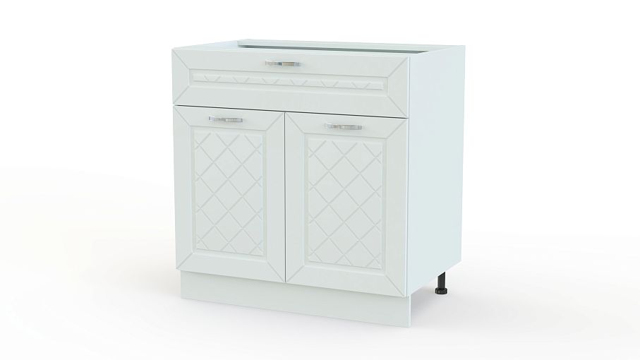 Шкаф нижний 2 двери 1 ящик Агава BMS - Фото