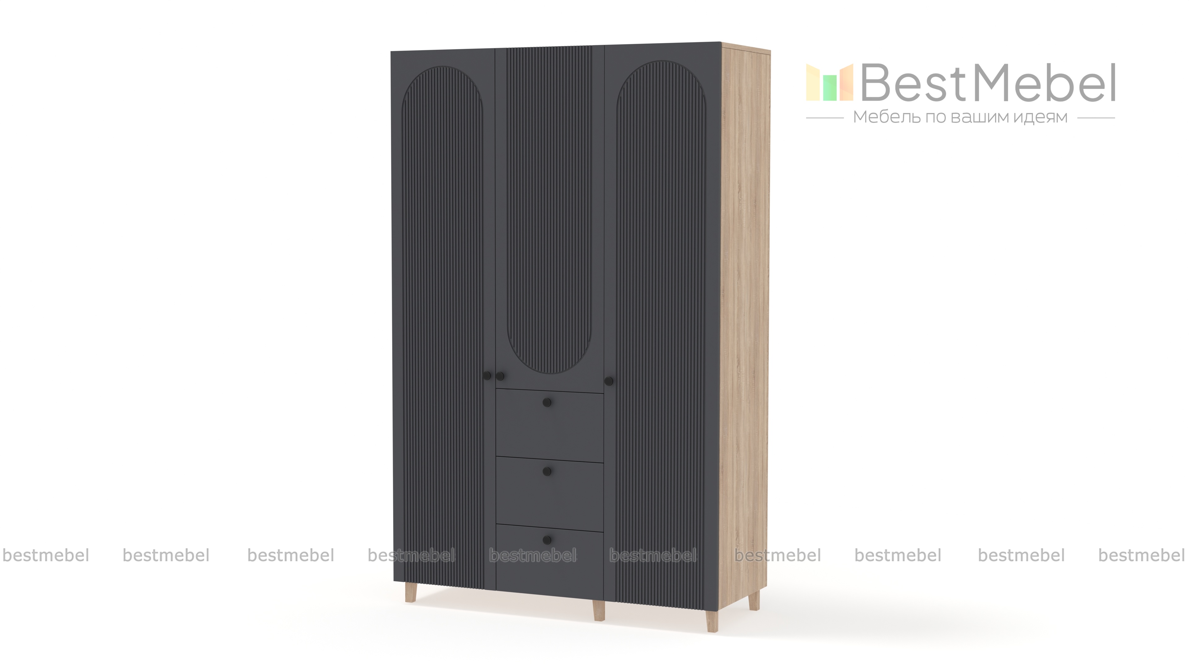 Шкаф распашной Рене 22 BMS