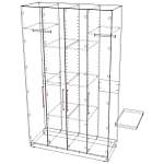 Шкаф распашной Остин Лайт 3 BMS(Платье - Белье - Белье - Платье (3 полки) (4))