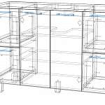 Чертеж Тумба в ванную Макси 10 BMS