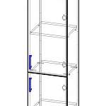 Чертеж Шкаф распашной Зодиак 2.22 BMS