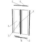 Схема сборки Двери-купе Риста 9 BMS