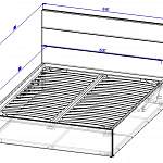Чертеж Кровать Меркурий 3 BMS