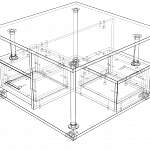 Чертеж Журнальный столик Бинг СЖ-06 BMS