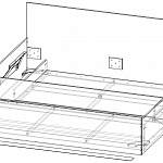 Чертеж Кровать Максимус BMS