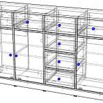 Схема сборки Комод Paris 1 BMS