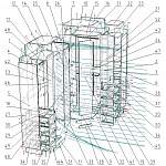 Схема сборки Шкаф Меркурий люкс-7 BMS