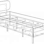 Чертеж Кровать Пингви Лайт 12 BMS