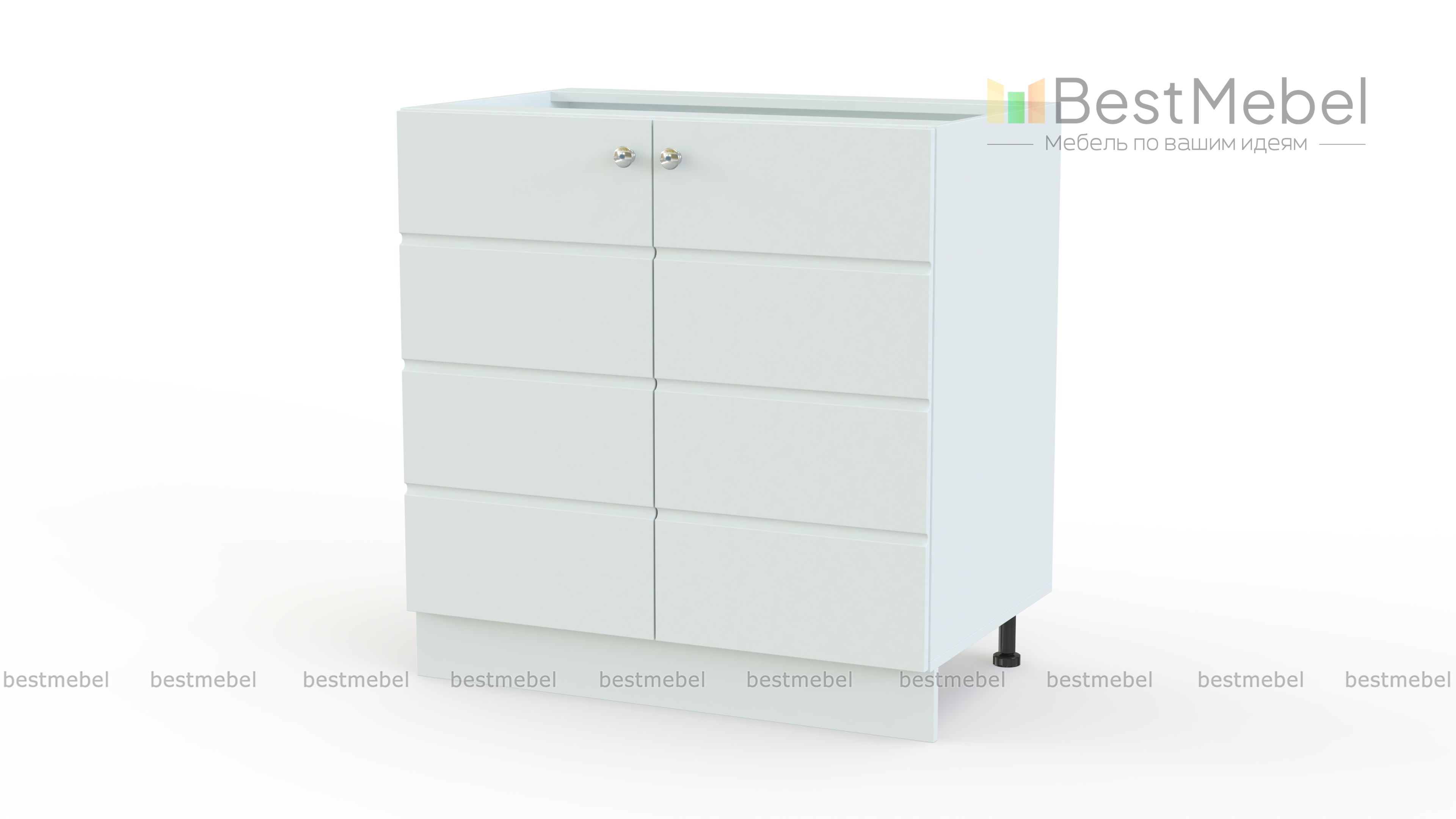 Тумба напольная Квадро 2ДВ BMS