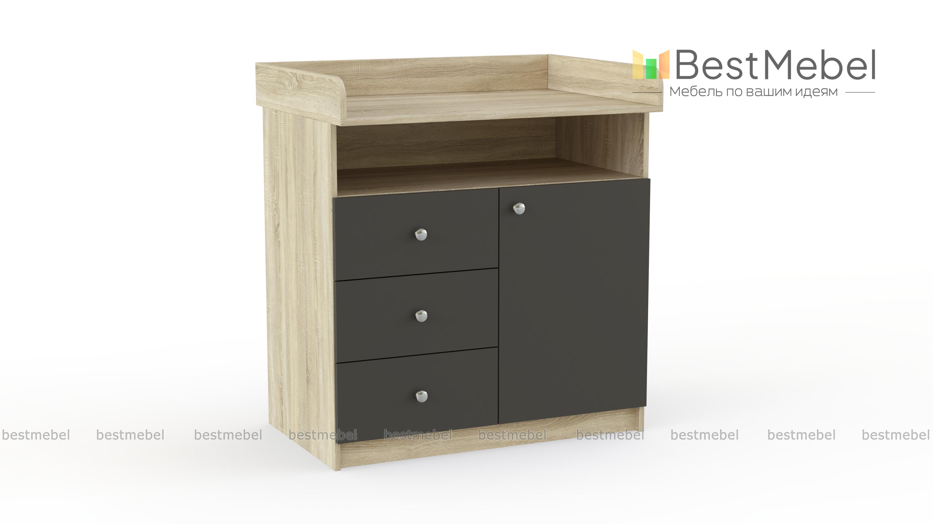 Пеленальный комод Гера 4 BMS - Фото