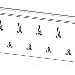 Чертеж Вешалка Гелиос 2 BMS
