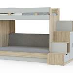 Кровать чердак Карамель 75-01 BMS - Фото 1