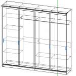 Схема сборки Шкаф-купе Светлана 4 BMS