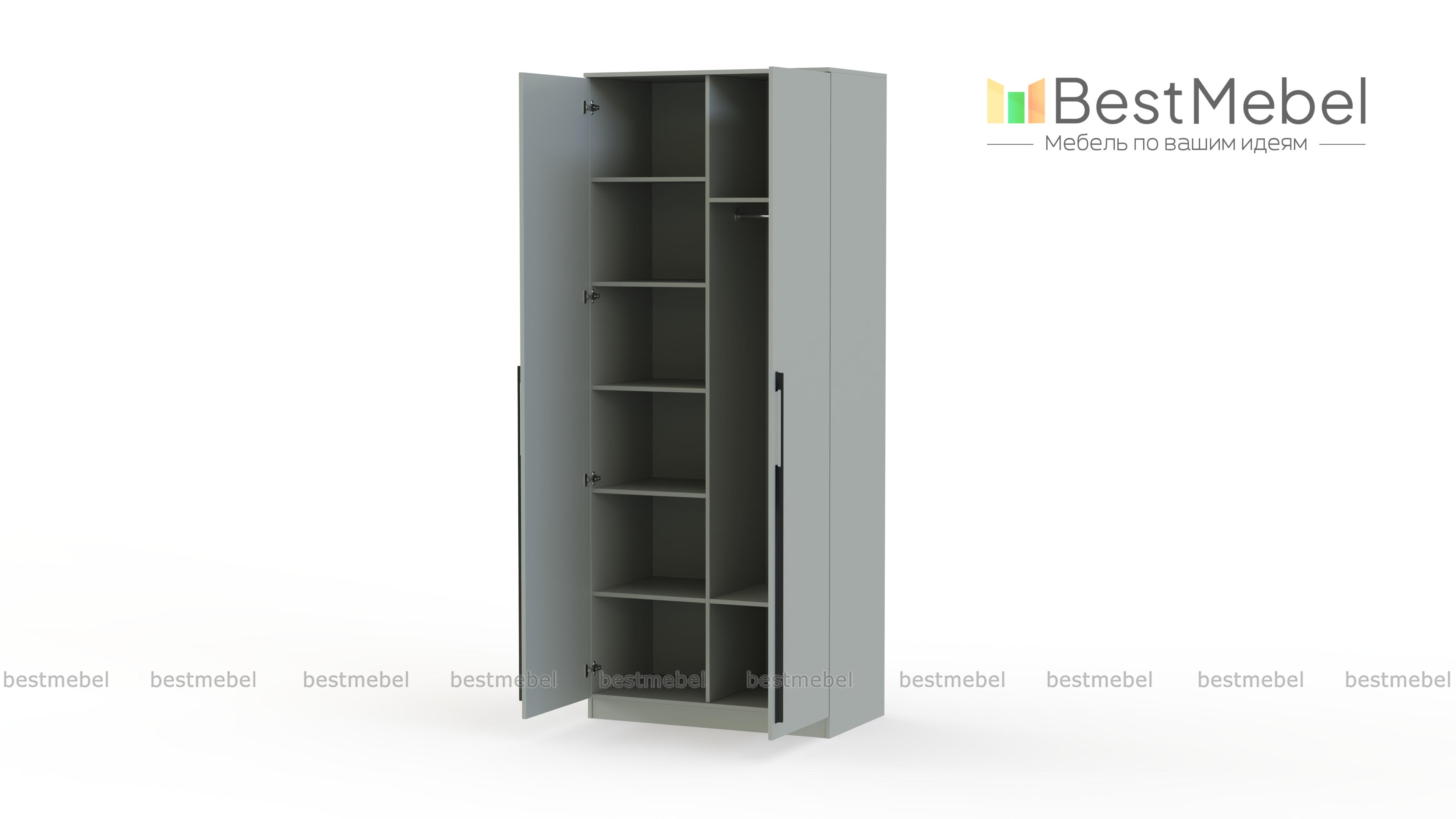 Шкаф распашной Аврил 9 BMS - Фото