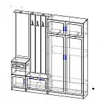 Чертеж Прихожая Латти 10-1 BMS