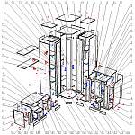 Схема сборки Шкаф угловой Виктория-1 BMS