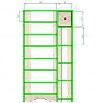 Чертеж Тумба для обуви Т-4 BMS