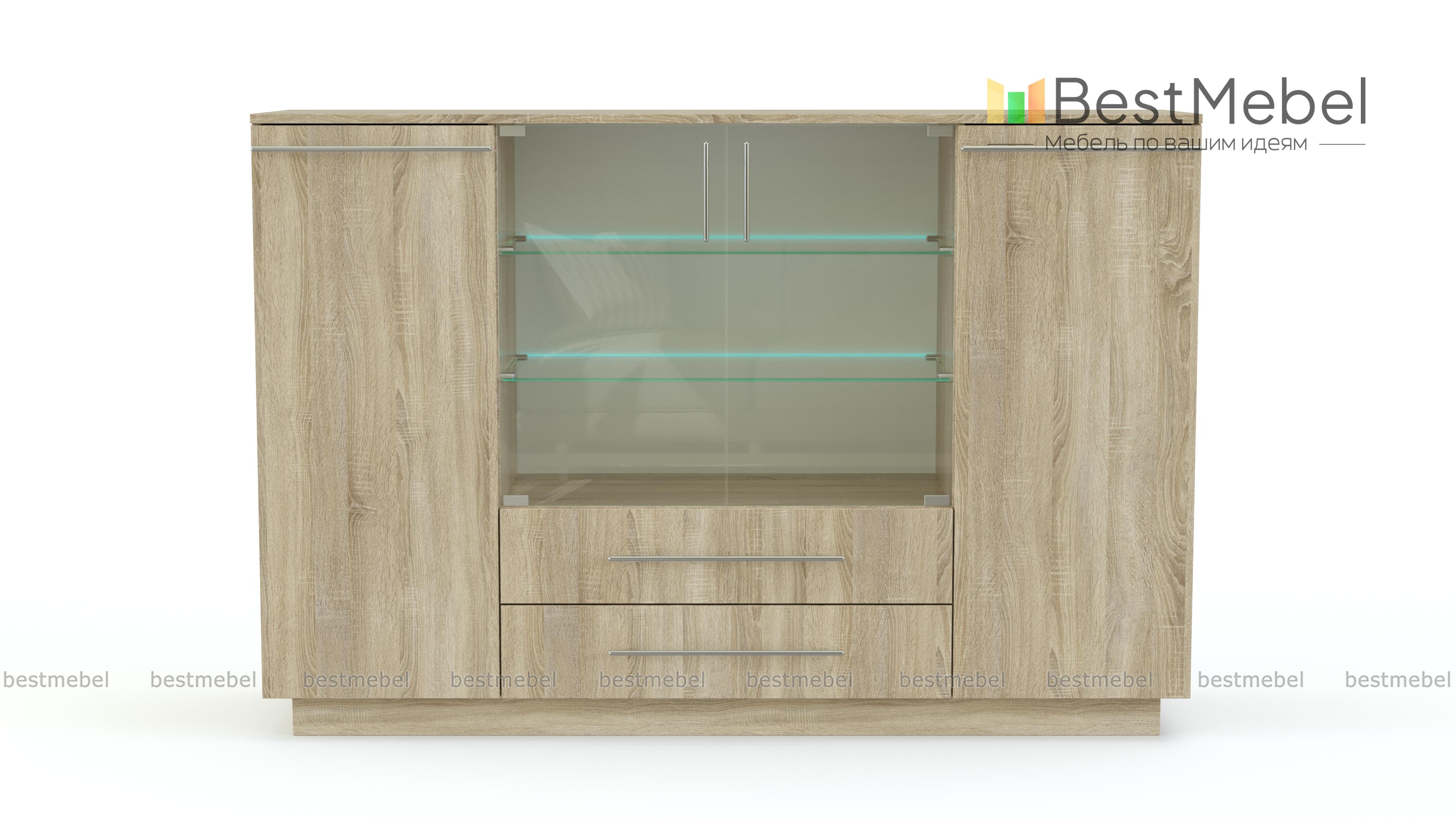 Тумба с подсветкой Хайд 1 BMS - Фото