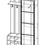 Схема сборки Прихожая Линда BMS