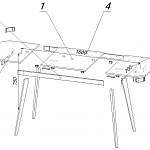 Схема сборки Кухонный стол Грант Лайт 18 BMS